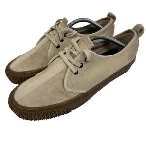 Vans Shoes Mens Size 11 Tan Suede Low Top Taka Hayashi Gum Sole Off The Wall